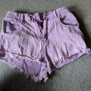 High waisted shorts